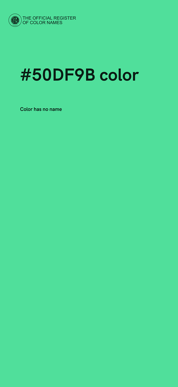 #50DF9B color image