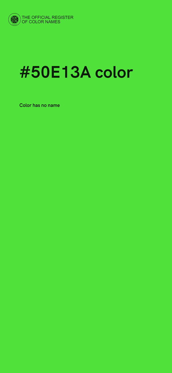 #50E13A color image
