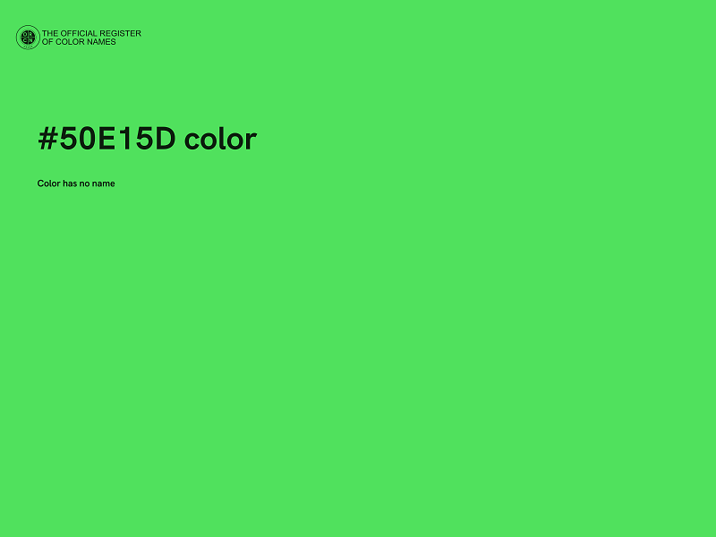 #50E15D color image