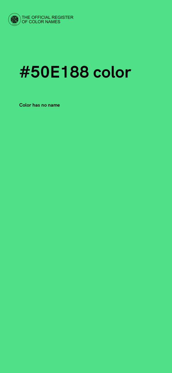 #50E188 color image