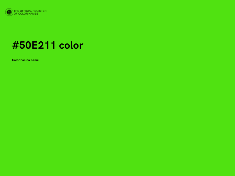 #50E211 color image