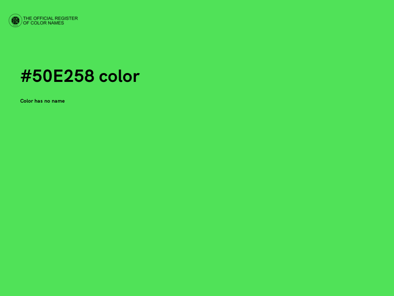 #50E258 color image