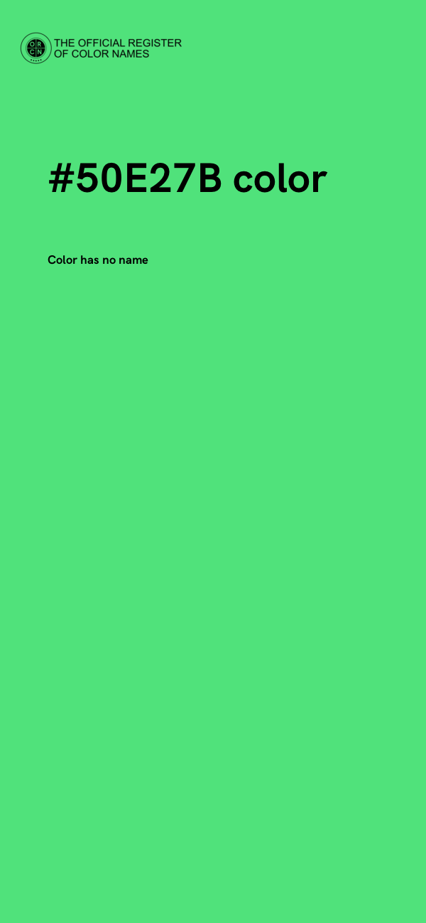 #50E27B color image
