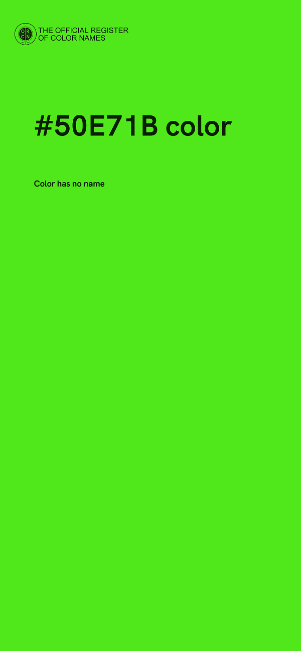 #50E71B color image