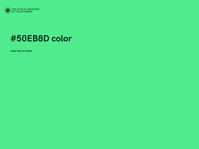 #50EB8D color image