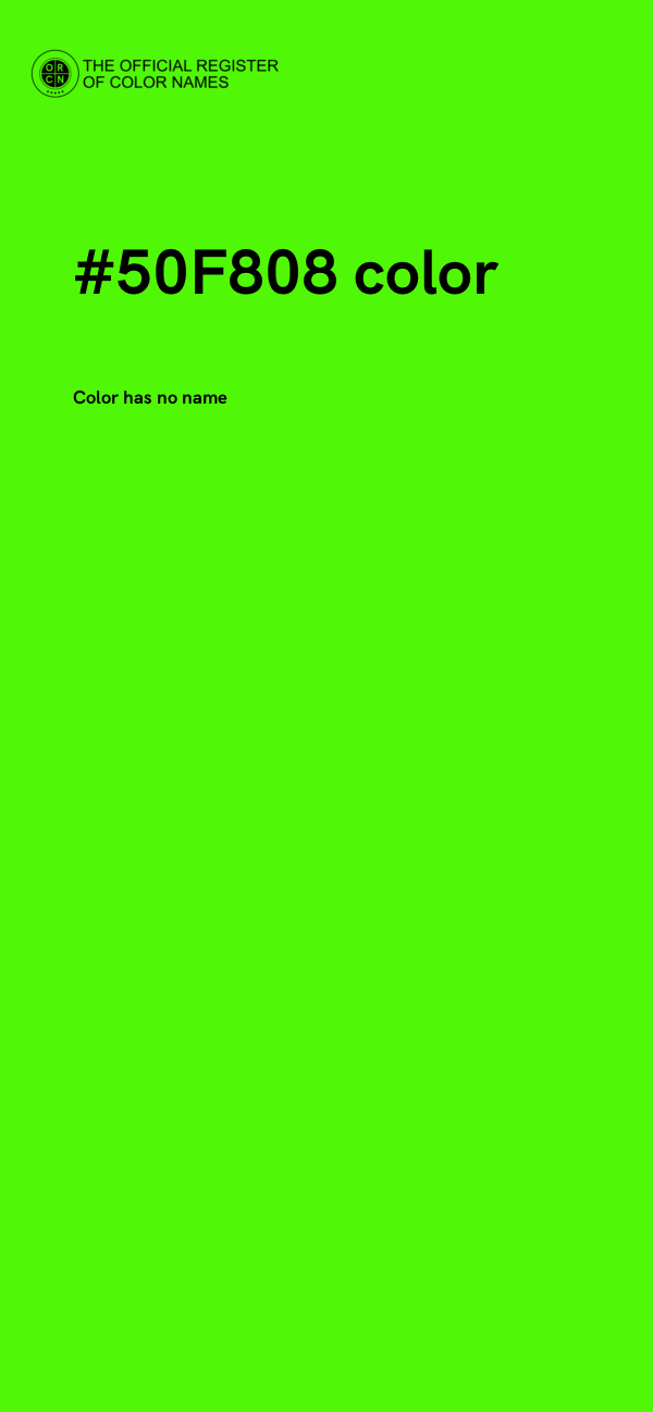 #50F808 color image