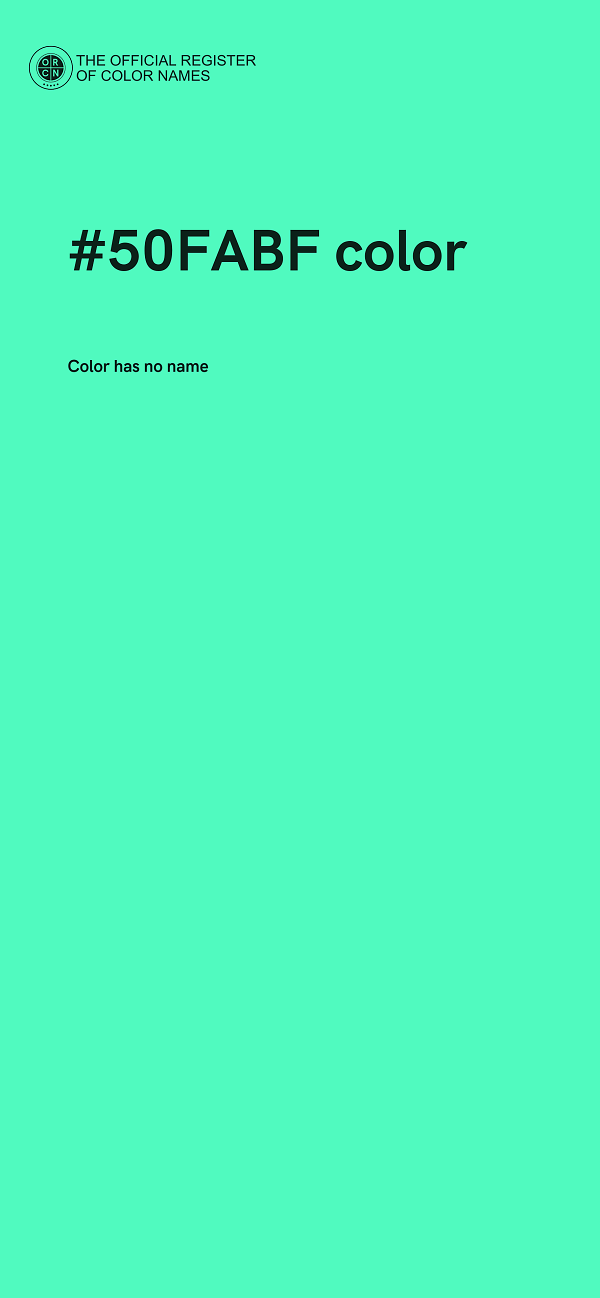 #50FABF color image
