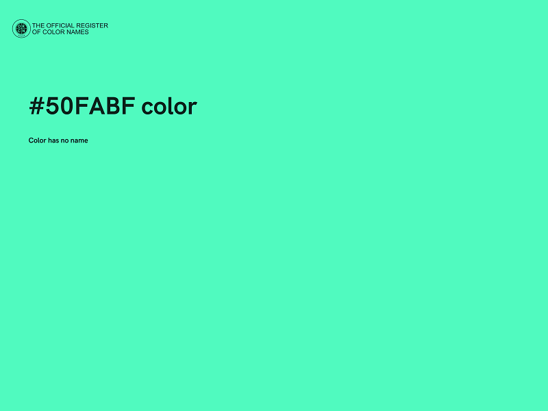 #50FABF color image