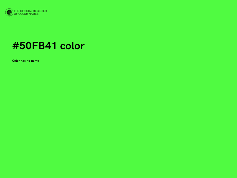 #50FB41 color image
