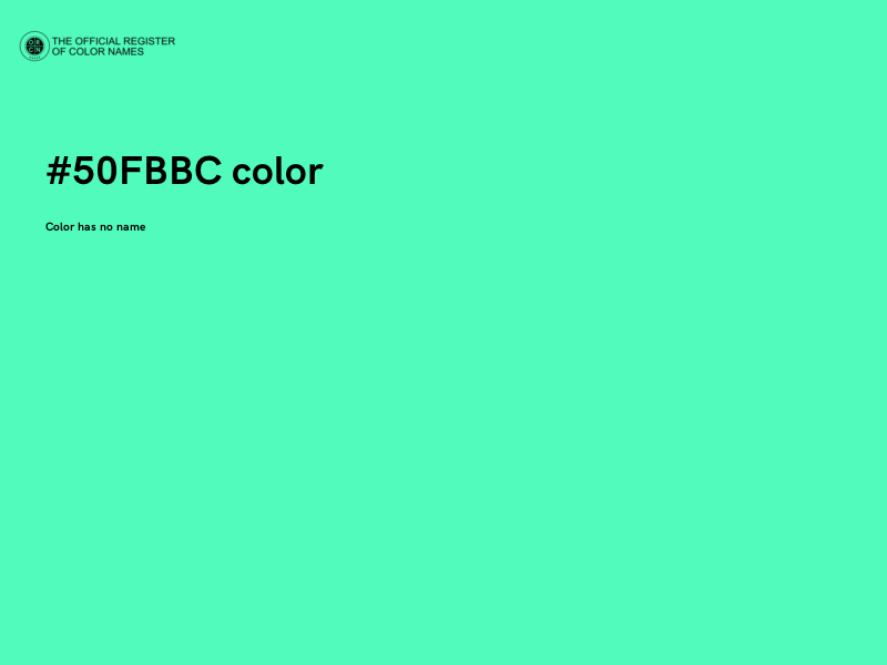 #50FBBC color image