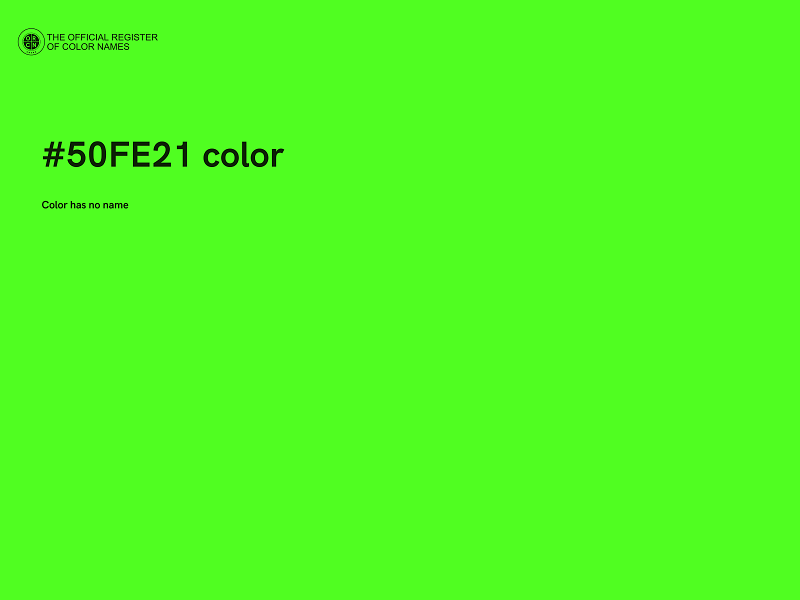 #50FE21 color image