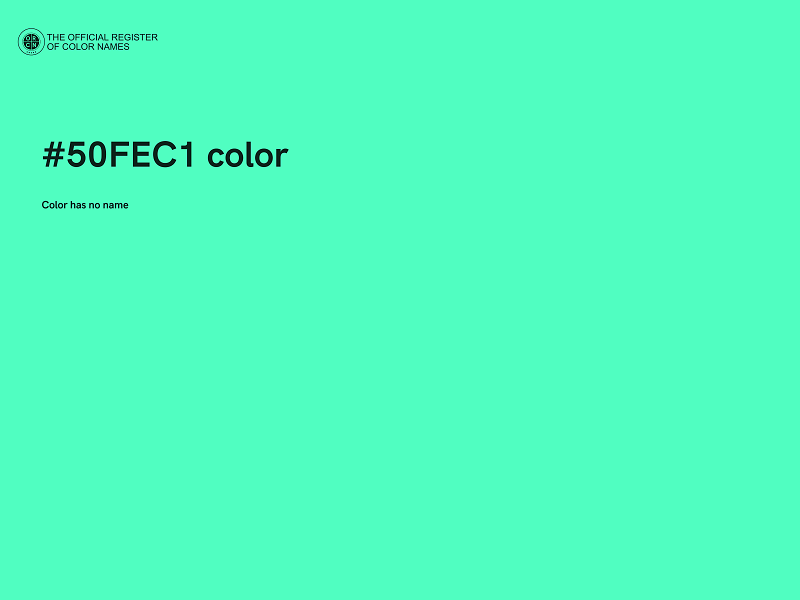 #50FEC1 color image