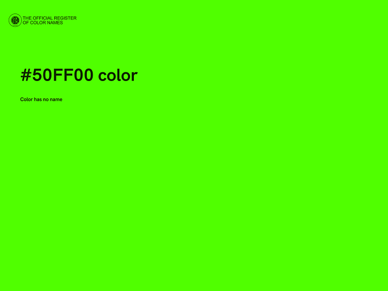 #50FF00 color image