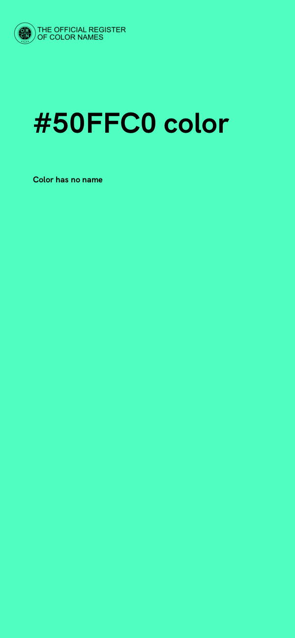 #50FFC0 color image