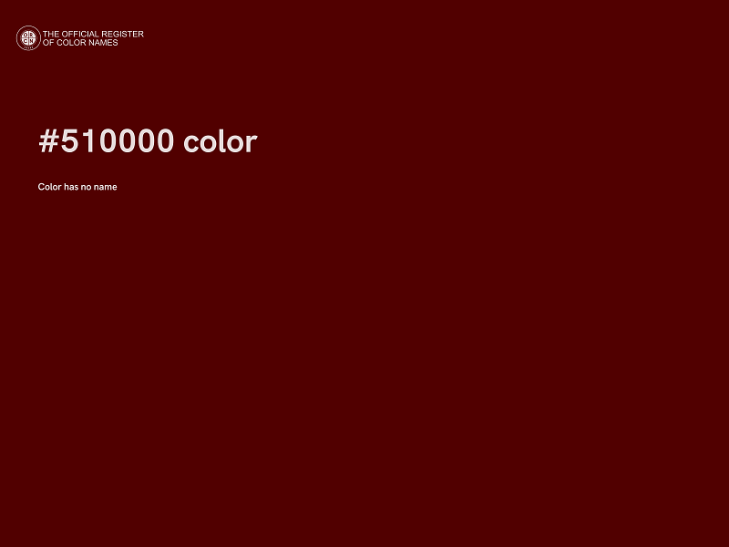 #510000 color image