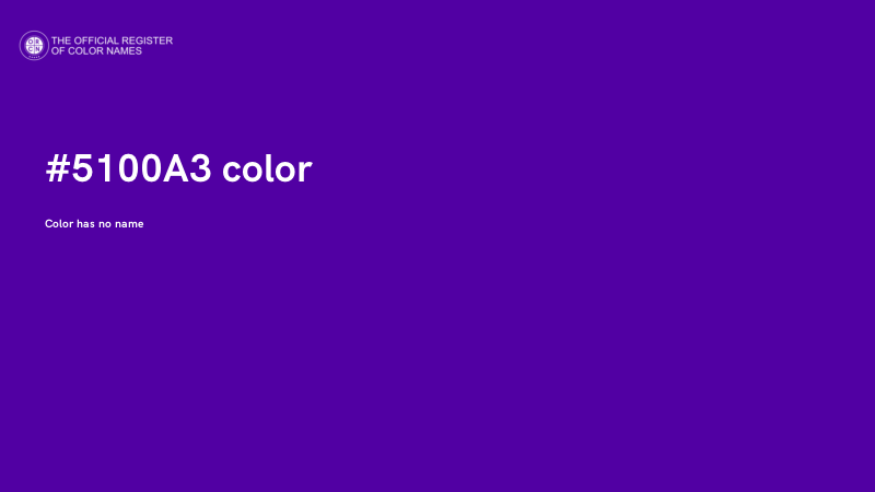 #5100A3 color image