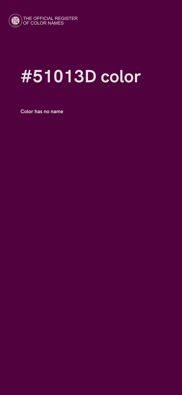 #51013D color image