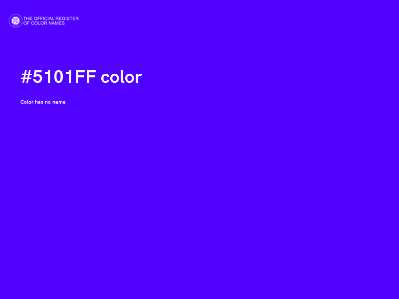 #5101FF color image