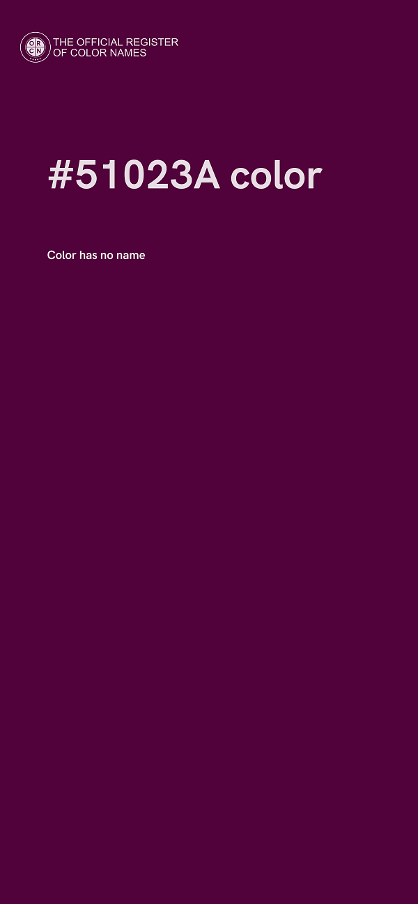 #51023A color image
