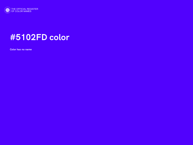 #5102FD color image