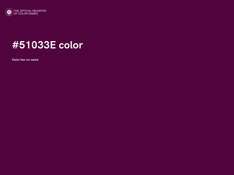 #51033E color image