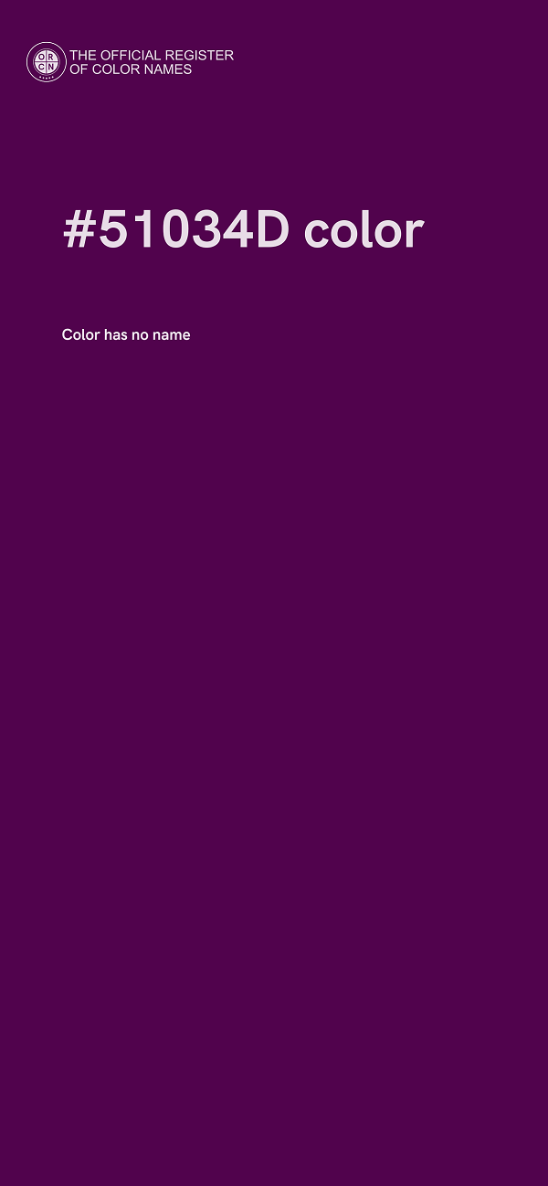 #51034D color image