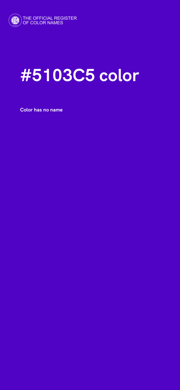 #5103C5 color image