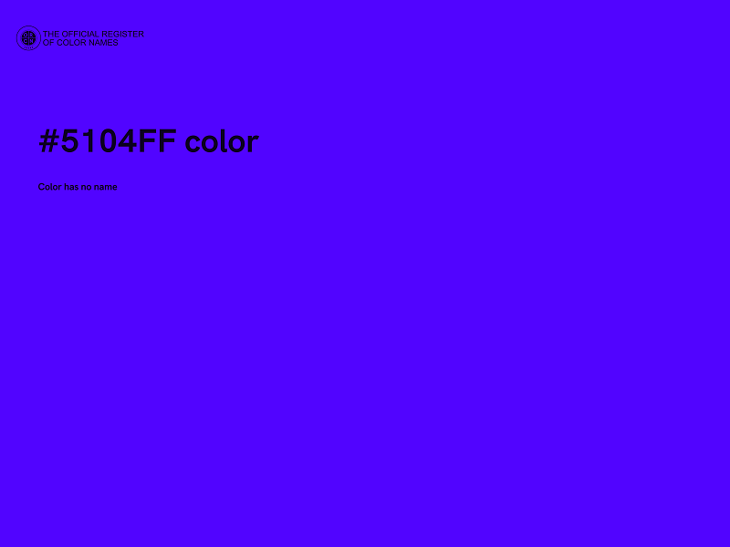 #5104FF color image