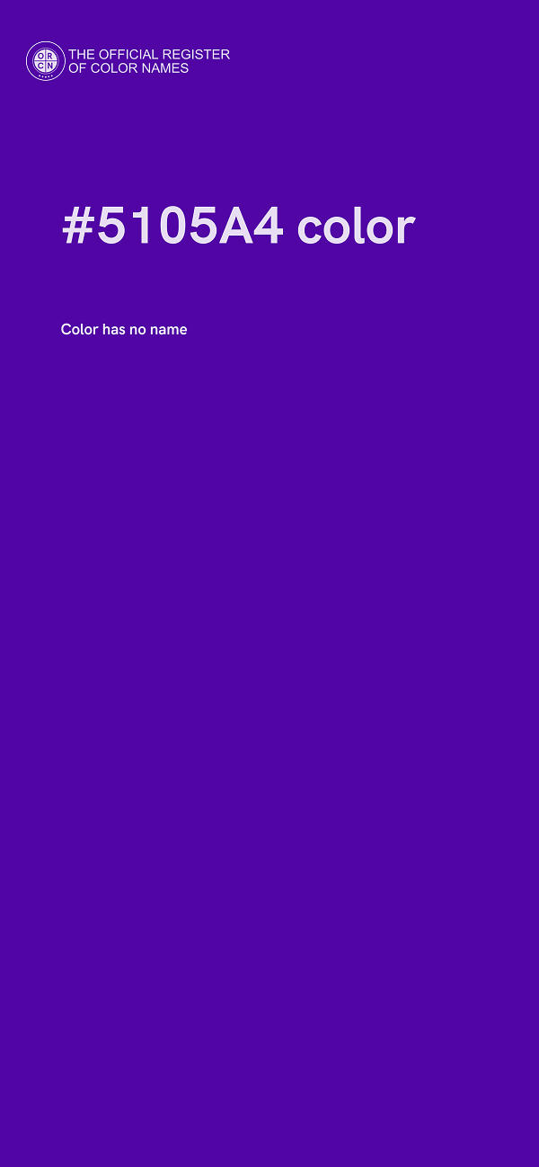 #5105A4 color image