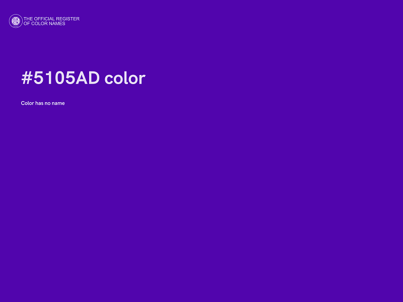 #5105AD color image