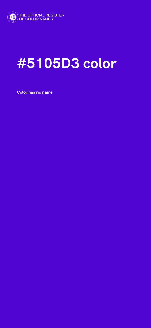 #5105D3 color image