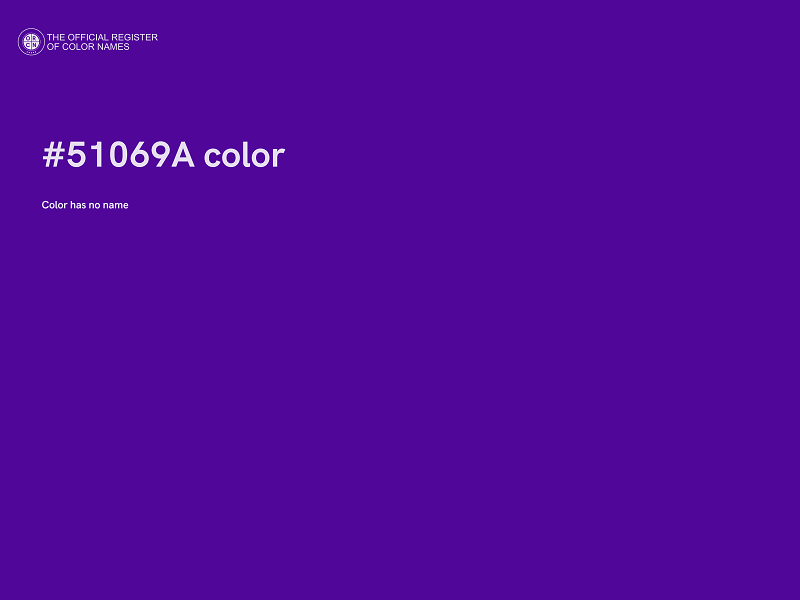 #51069A color image