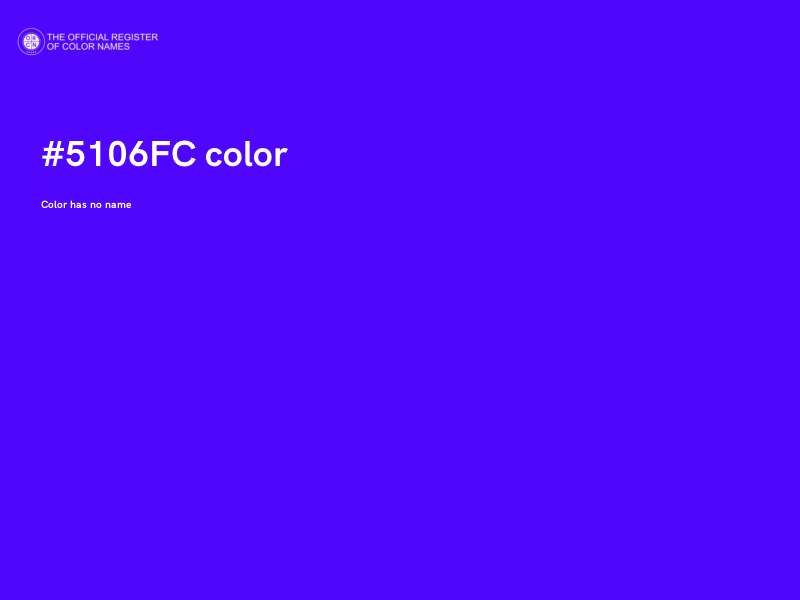 #5106FC color image