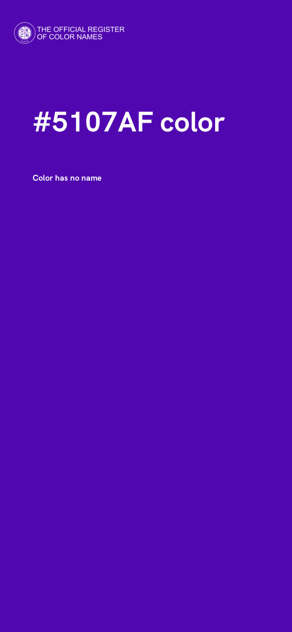 #5107AF color image