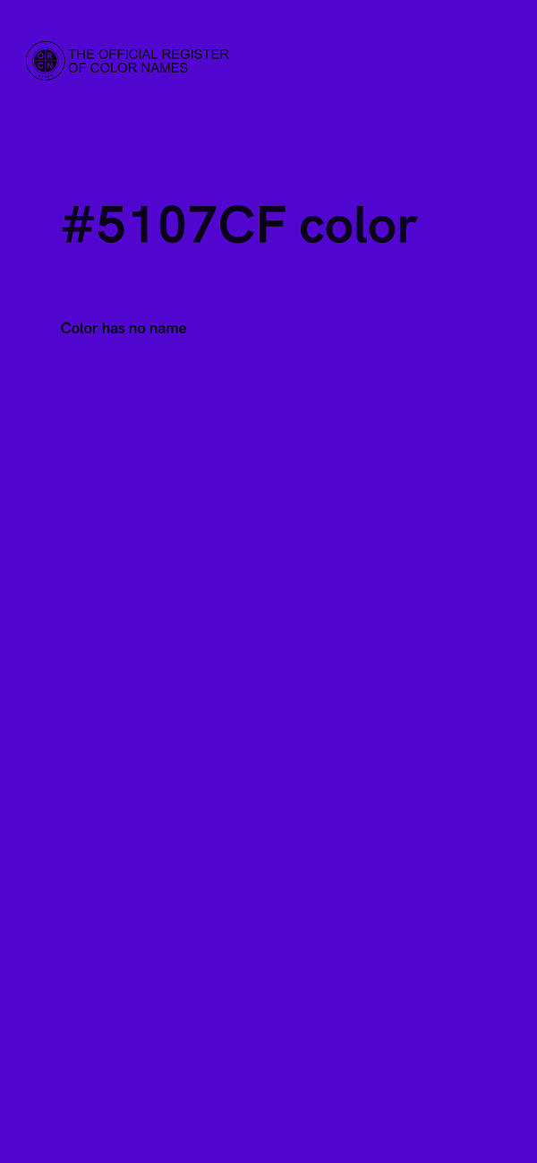 #5107CF color image