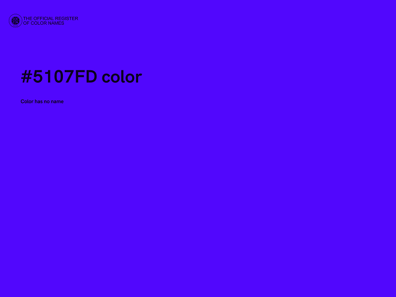 #5107FD color image