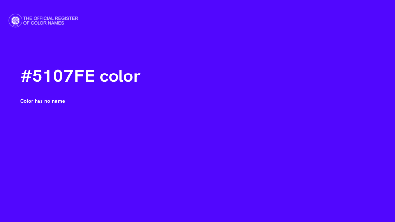 #5107FE color image