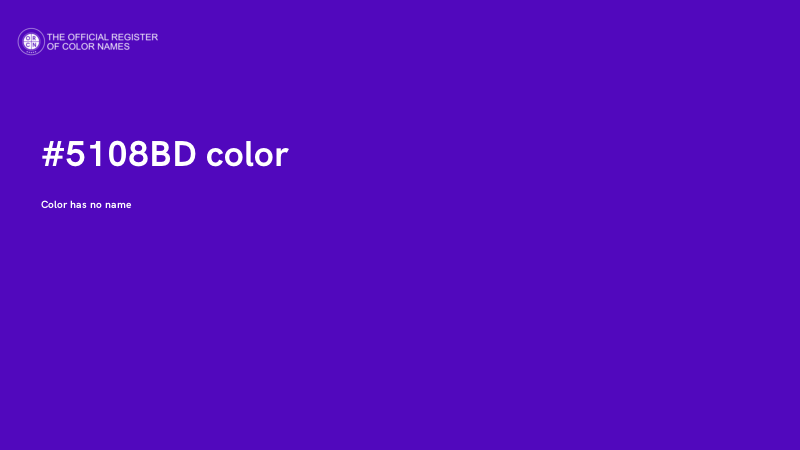 #5108BD color image