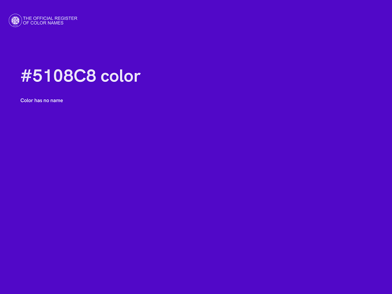 #5108C8 color image