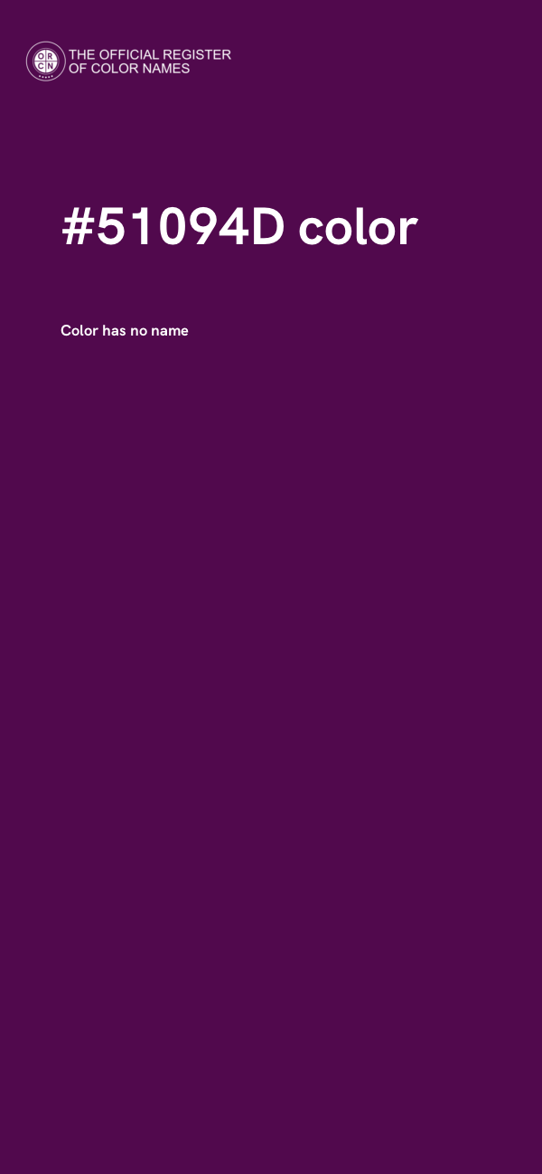 #51094D color image