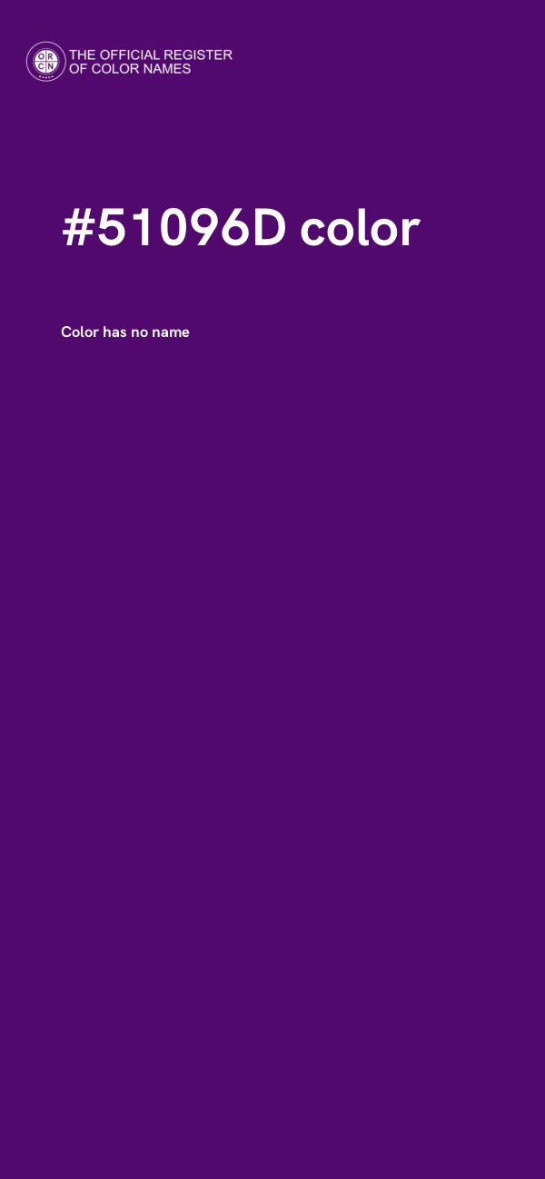 #51096D color image