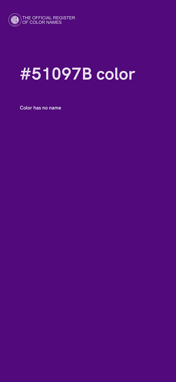 #51097B color image