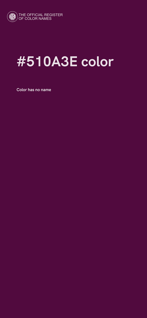 #510A3E color image