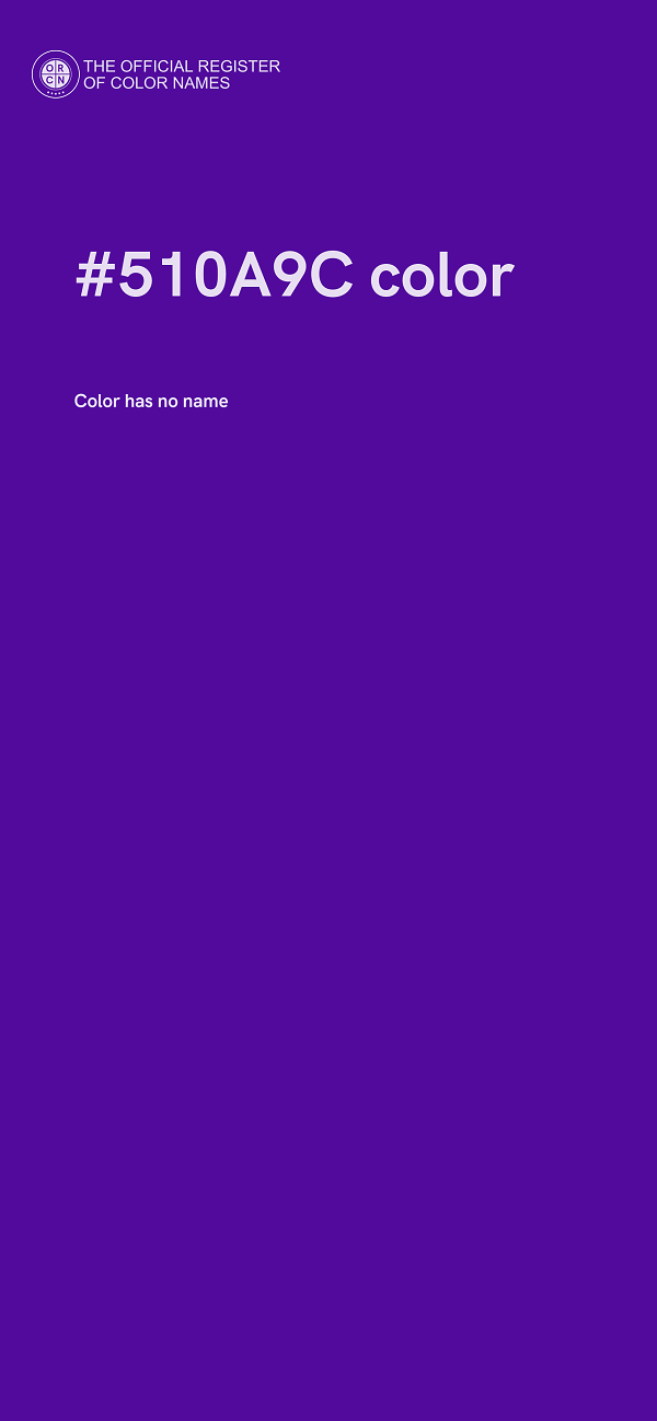 #510A9C color image