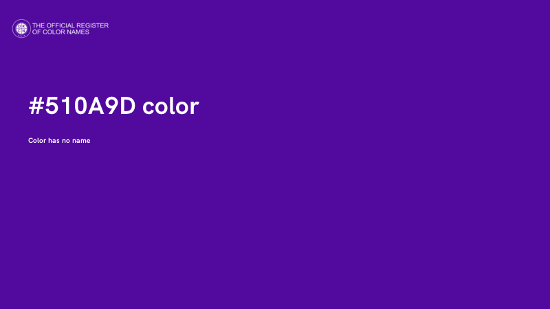 #510A9D color image