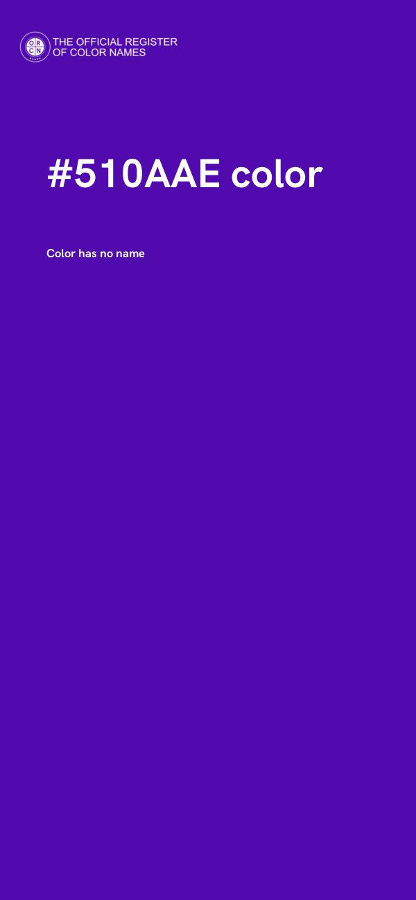 #510AAE color image