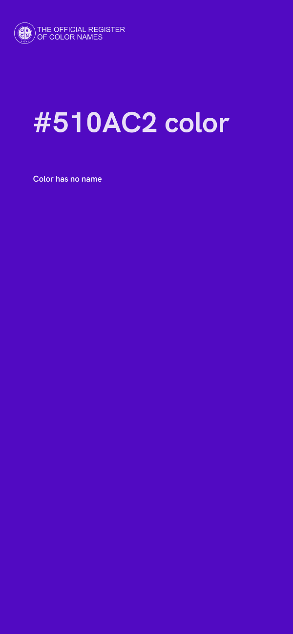 #510AC2 color image