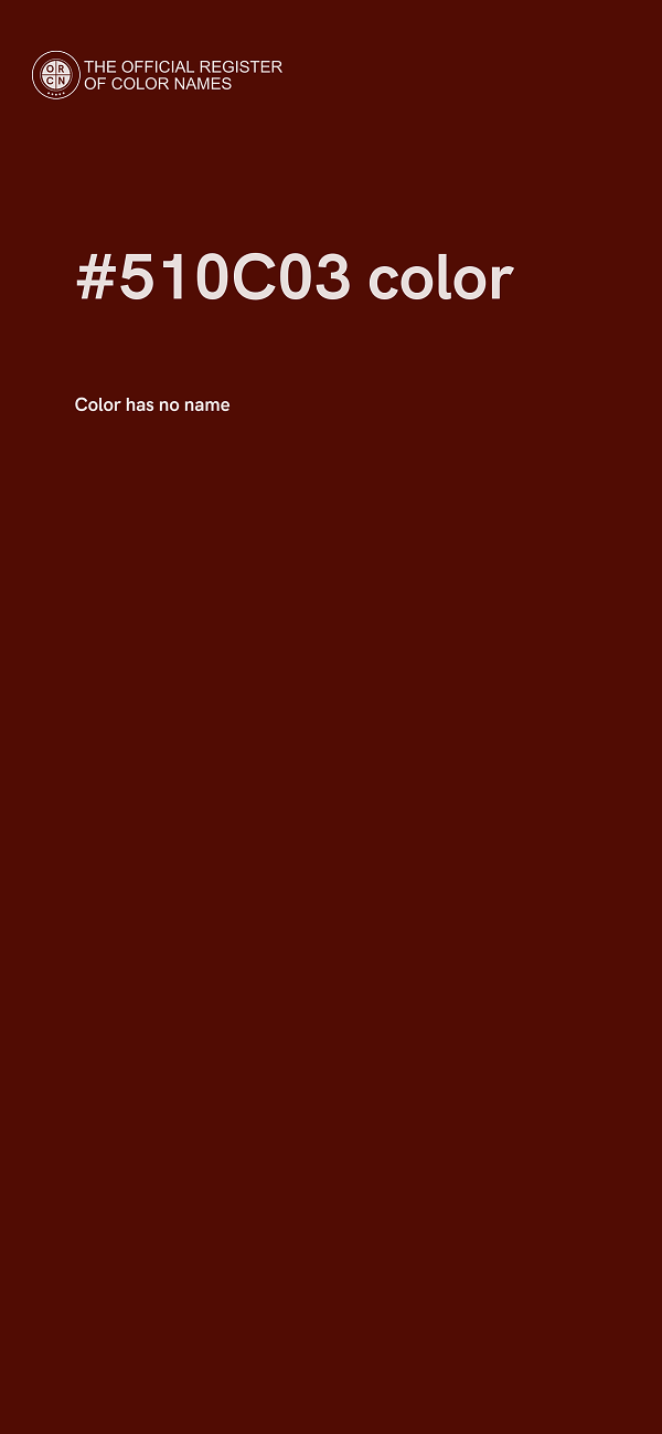 #510C03 color image