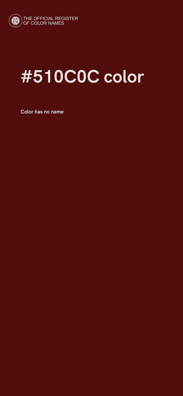 #510C0C color image