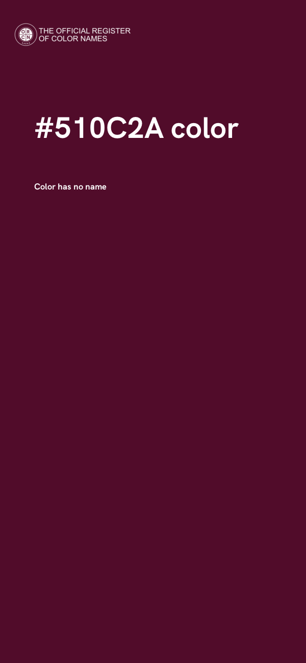 #510C2A color image